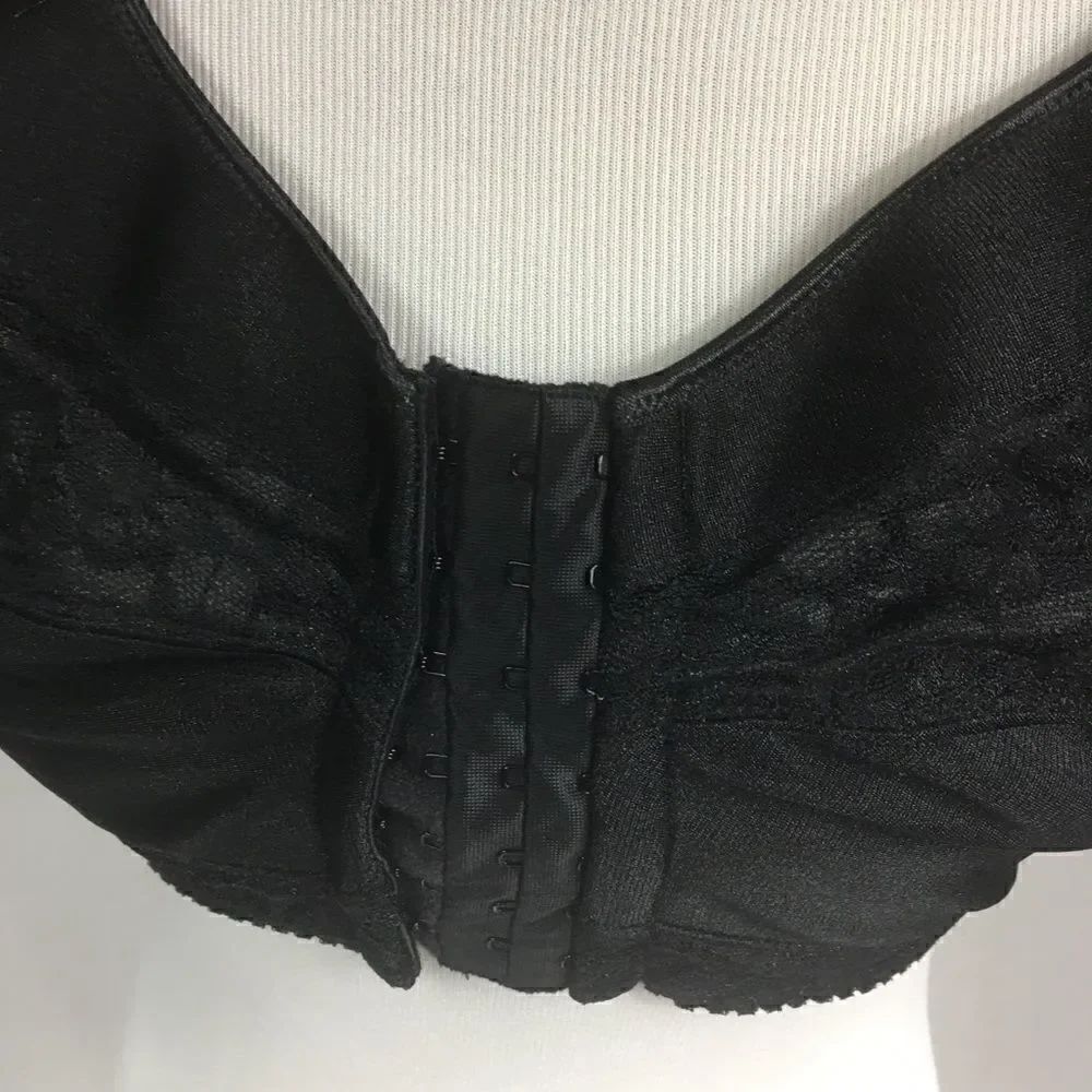 Comfort Choice size 40C black front close bra - Picture 2 of 5